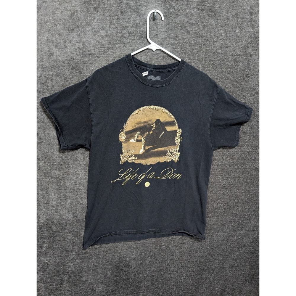 Don Toliver Life of a Don Graphic T-Shirt Black Large Hip Hop Merch